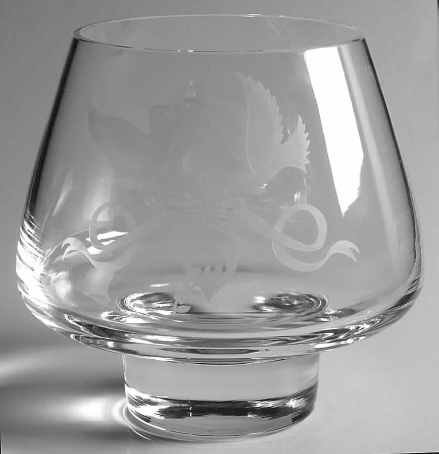 Occasions & Celebration Collection 6" 40th Anniversary Bowl-Clear - Boxed by Caithness-1