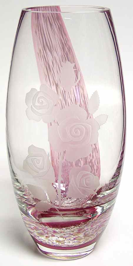 Images Collection Roses Statement Vase - Boxed by Caithness-1