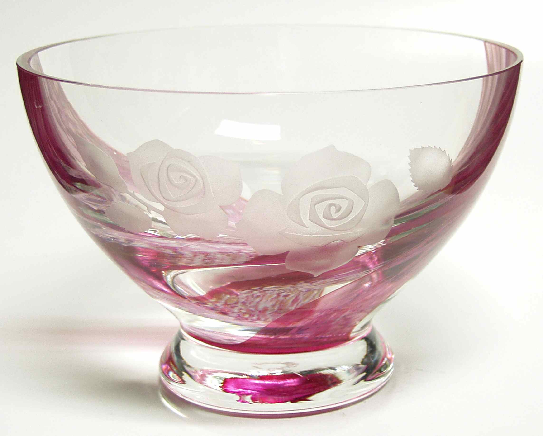 Images Collection Roses Fruit Bowl - With Box by Caithness-1