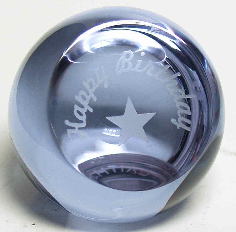 Occasions Paperweight Collection Happy Birthday - Boxed by Caithness-1