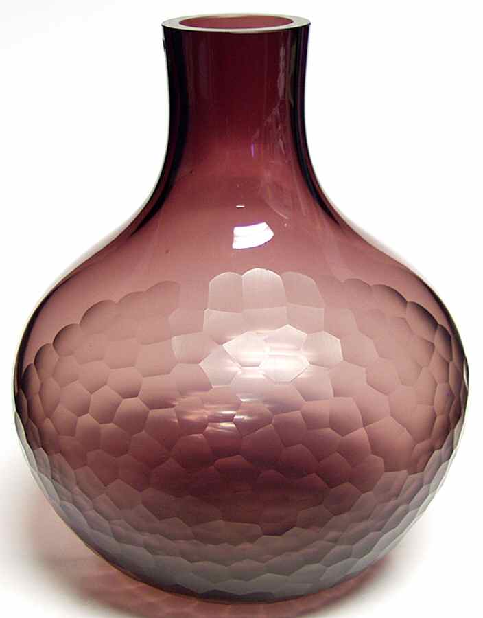 Caithness Giftware Flint Amethyst Bulb Vase - No Box by Caithness-1