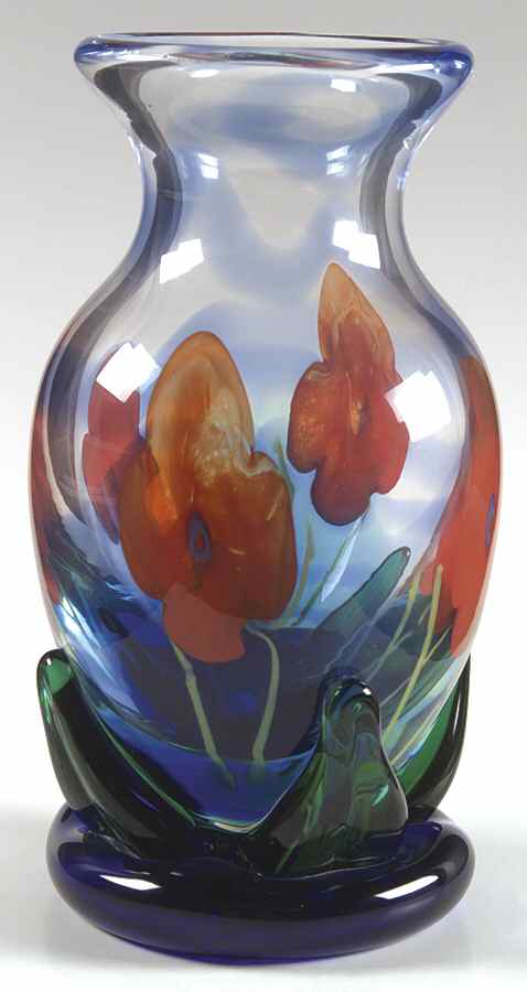 Caithness Giftware Roman Vase-Poppy - Boxed by Caithness-1