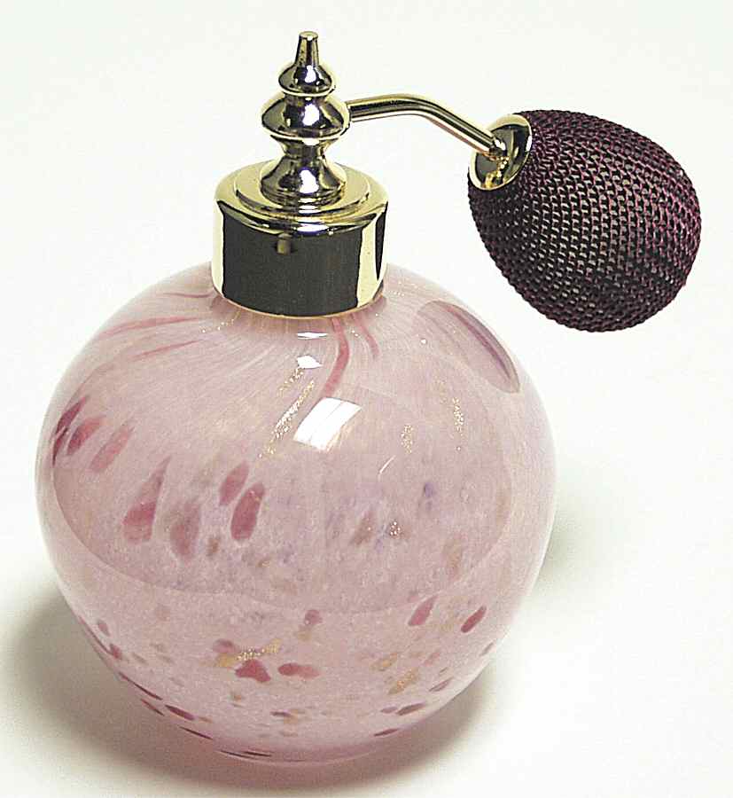 Caithness Giftware Whispers Round Perfume Bottle-Rose - Boxed by Caithness-1