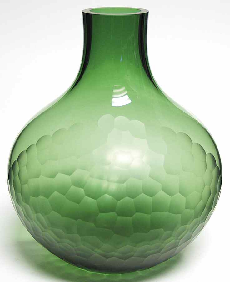 Caithness Giftware Flint Emerald Bulb Vase - Boxed by Caithness-1