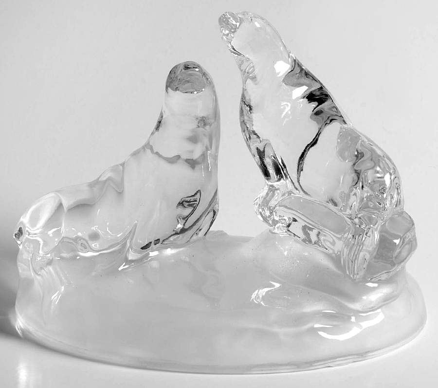 Animals & Figurines Sea Lion Family - Boxed by Cristal D'Arques - Durand-1