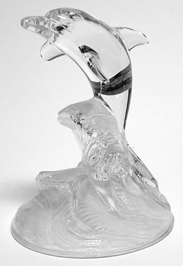 Animals & Figurines Dolphin-Clear - Boxed by Cristal D'Arques - Durand-1