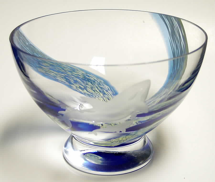 Northern Lights Collection Orca Whale-Bowl-Large - Boxed by Caithness-1