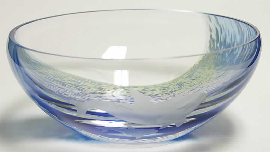 Northern Lights Collection Orca Whale Bowl - Boxed by Caithness-1
