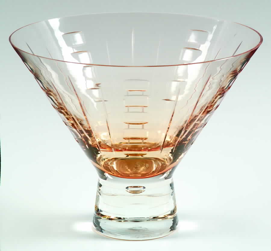 Art Deco Collection 10" Manhattan Tall Bowl-Gold - Boxed by Caithness-1