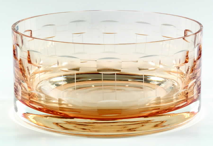 Art Deco Collection 8 1/2" Los Angeles Straight Bowl-Gold - Boxed by Caithness-1