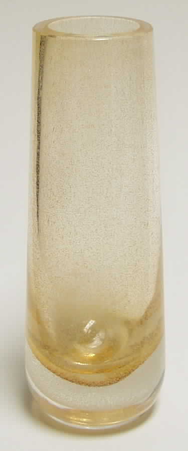 Crush Collection 7 1/2" Medium Vase-Papaya - Boxed by Caithness-1