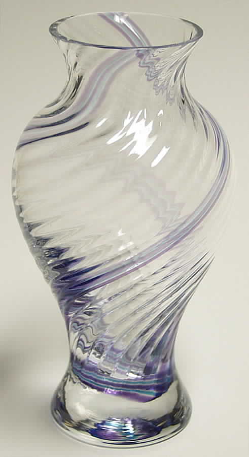 Flamenco Collection 8" Chinese Vase-Dusk - Boxed by Caithness-1