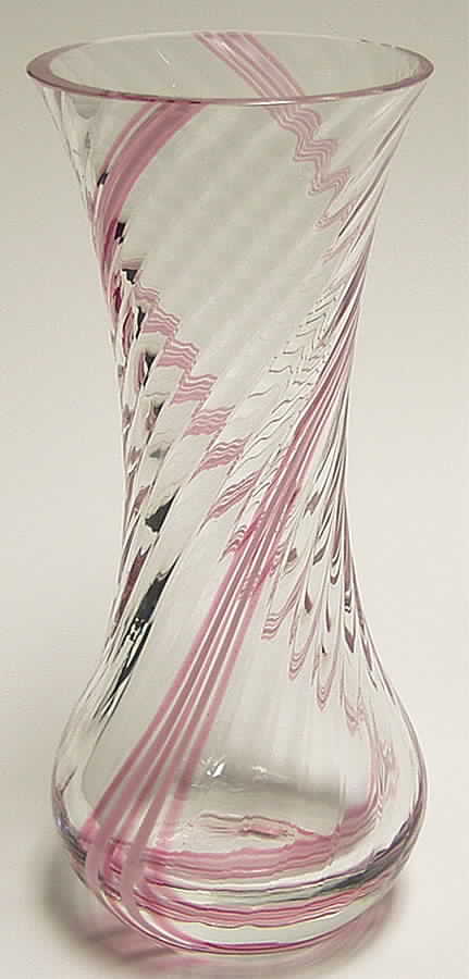 Flamenco Collection 9" Medium Flared Vase-Dawn - Boxed by Caithness-1