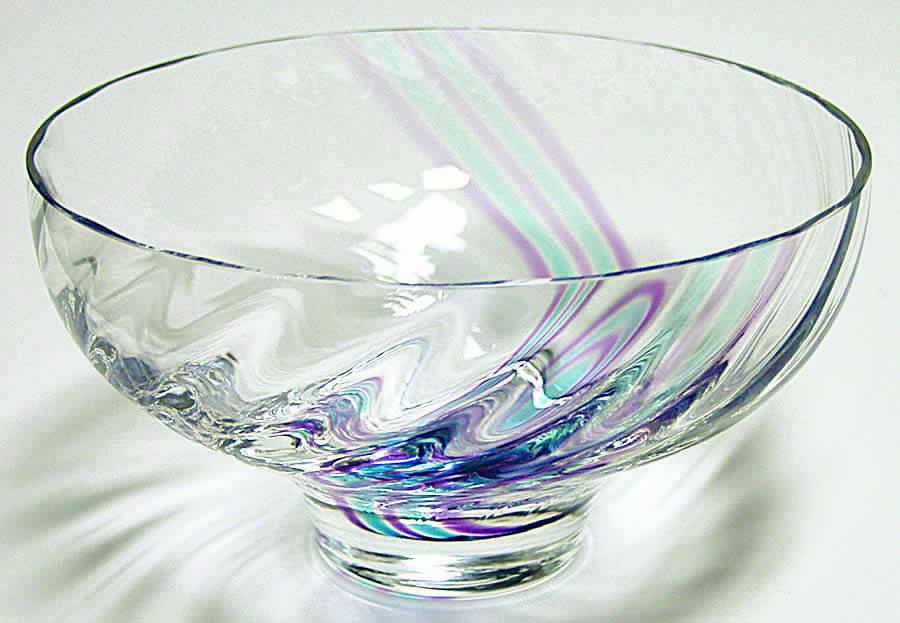 Flamenco Collection 7 1/2" Fruit Bowl-Dusk - Boxed by Caithness-1