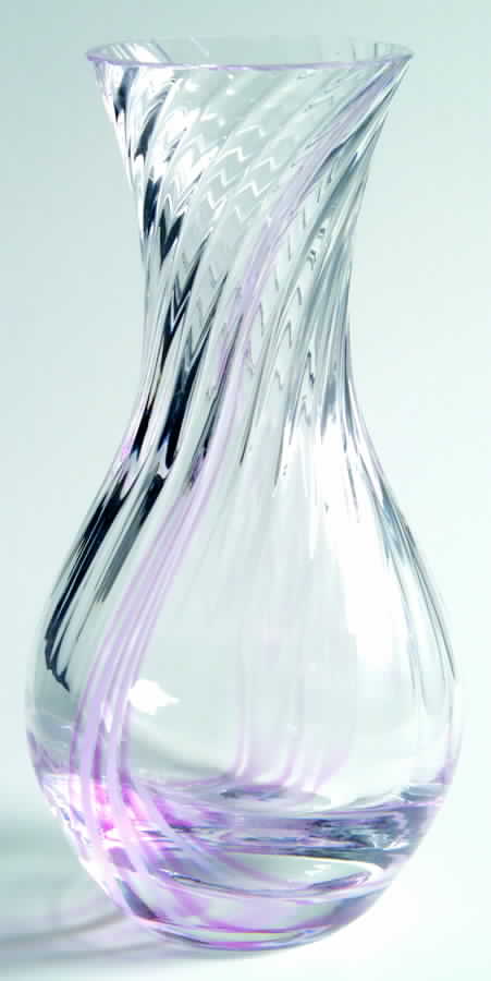 Flamenco Collection 6 1/2" Flower Vase-Dawn - Boxed by Caithness-1