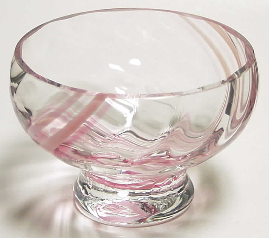 Flamenco Collection 3 3/4" Footed Bowl-Dawn - Boxed by Caithness-1