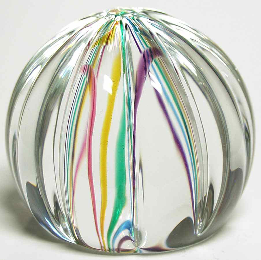 Flamenco Collection Paperweight-Rainbow - No Box by Caithness-1