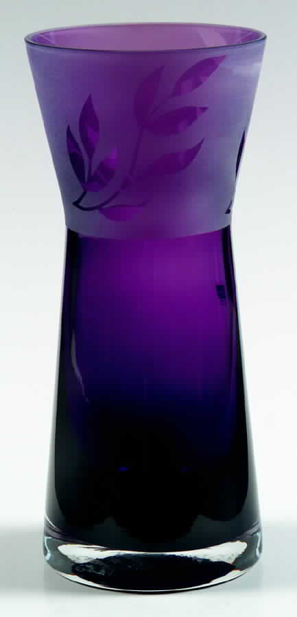 Jewel Collection 8" Daffodil Vase-Heather - No Box by Caithness-1