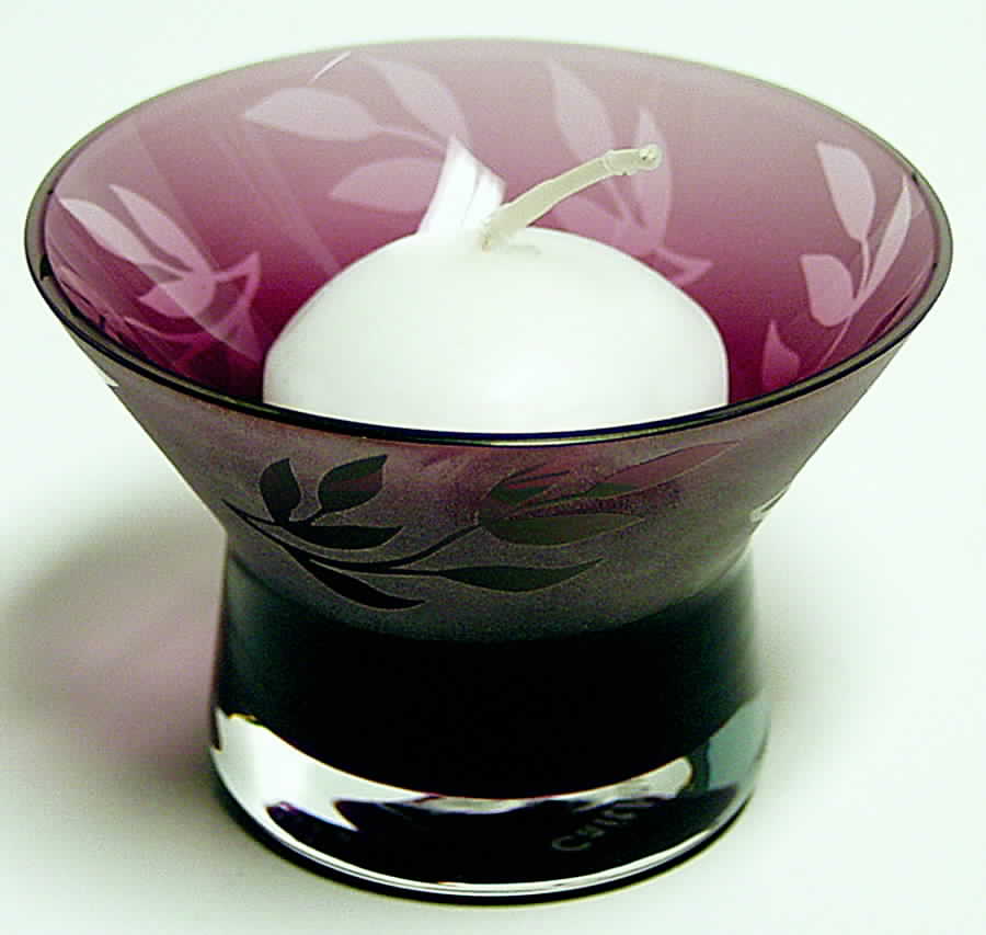 Jewel Collection 2 1/4" Flare Nightlight-Heather - Boxed by Caithness-1