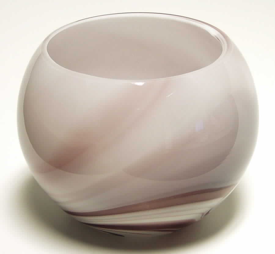 Silk Collection 5 3/4" Round Bowl-Heather - With Box by Caithness-1