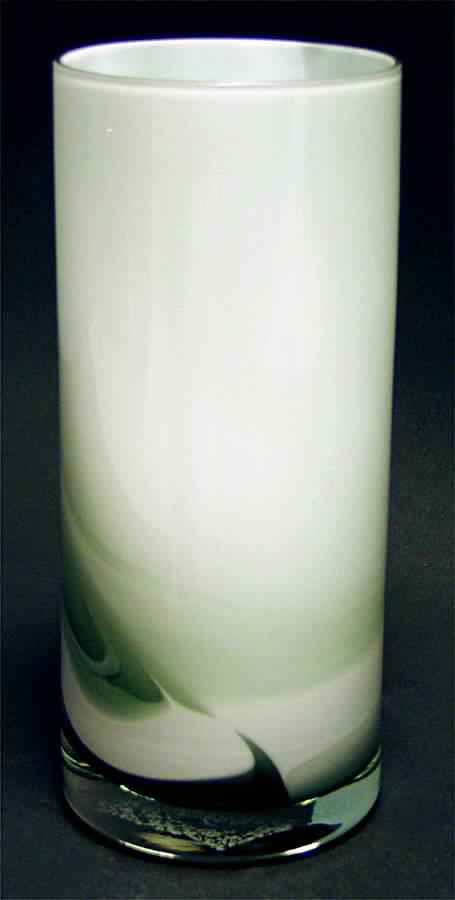 Silk Collection 9 3/4" Tall Vase-Smoke - No Box by Caithness-1