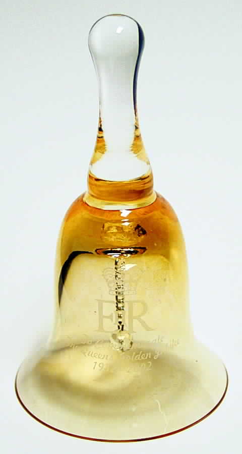 Golden Jubilee Collection Royal Cypher Bell - Boxed by Caithness-1