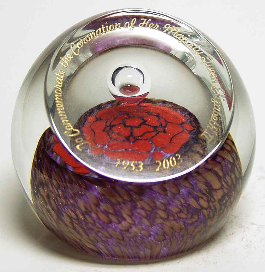 Golden Jubilee Collection Coronation-Tudor Rose - Boxed by Caithness-1