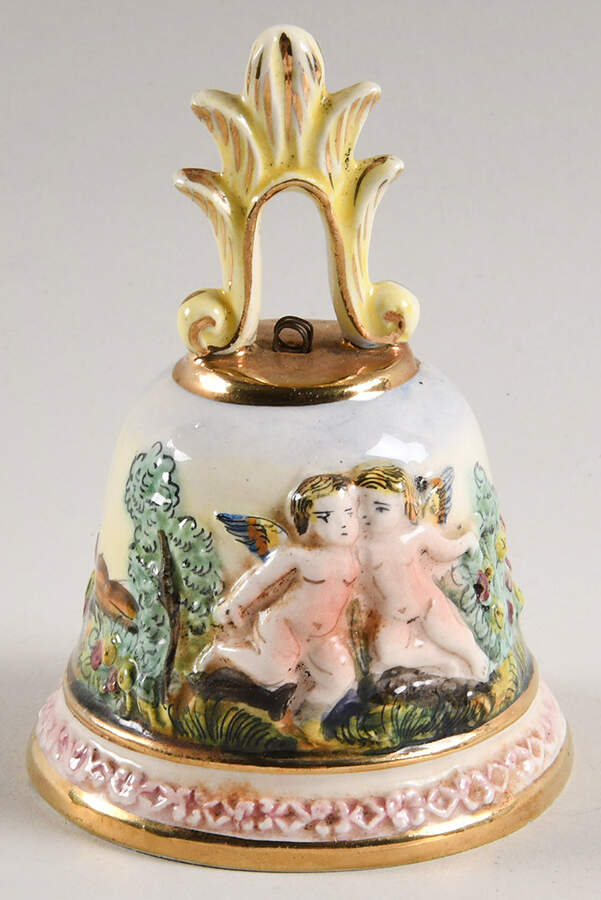Capodimonte Giftware Bell With Cherubs - No Box by Capodimonte-1
