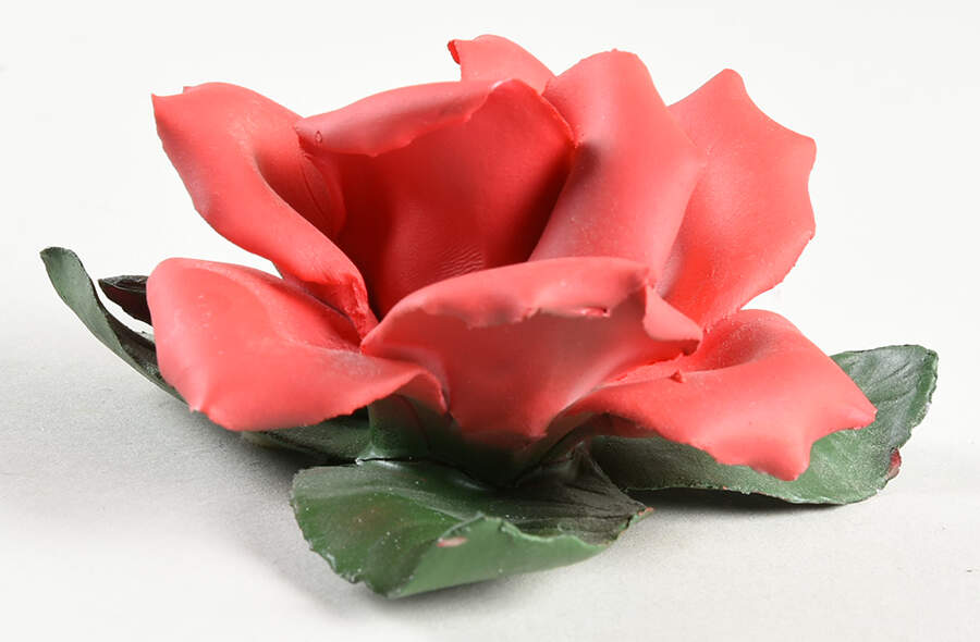 Capodimonte Giftware Single Red Rose - No Box by Capodimonte-1