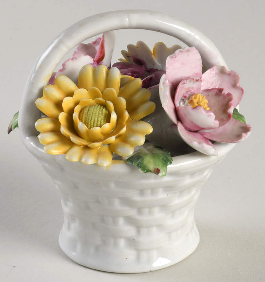 Capodimonte Giftware Floral Basket - No Box by Capodimonte-1
