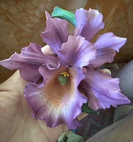 Capodimonte Giftware Purple Orchid - No Box by Capodimonte-1