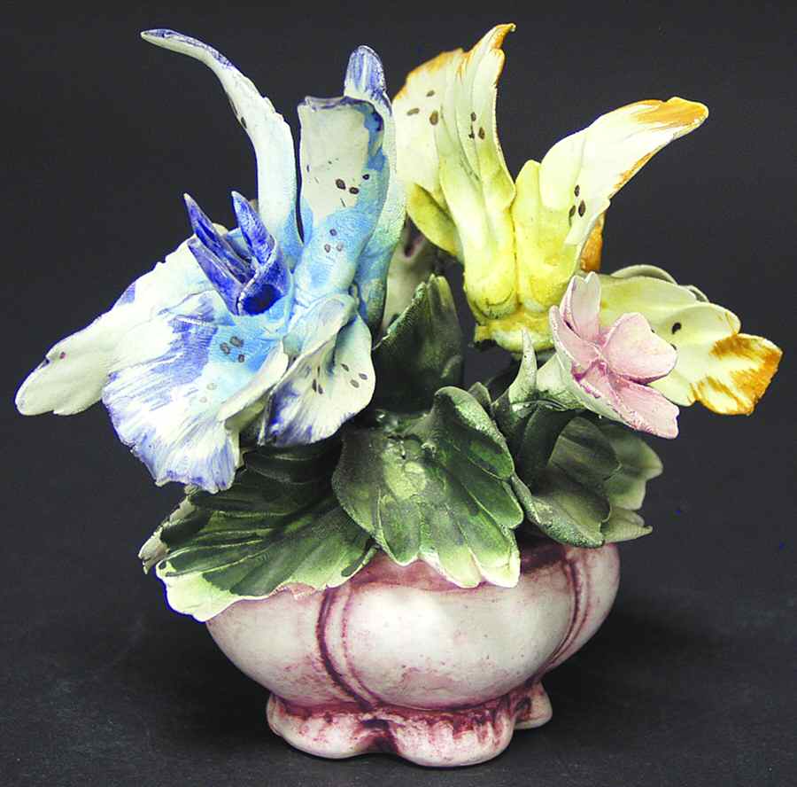Capodimonte Giftware Cluster Of Irises - No Box by Capodimonte-1