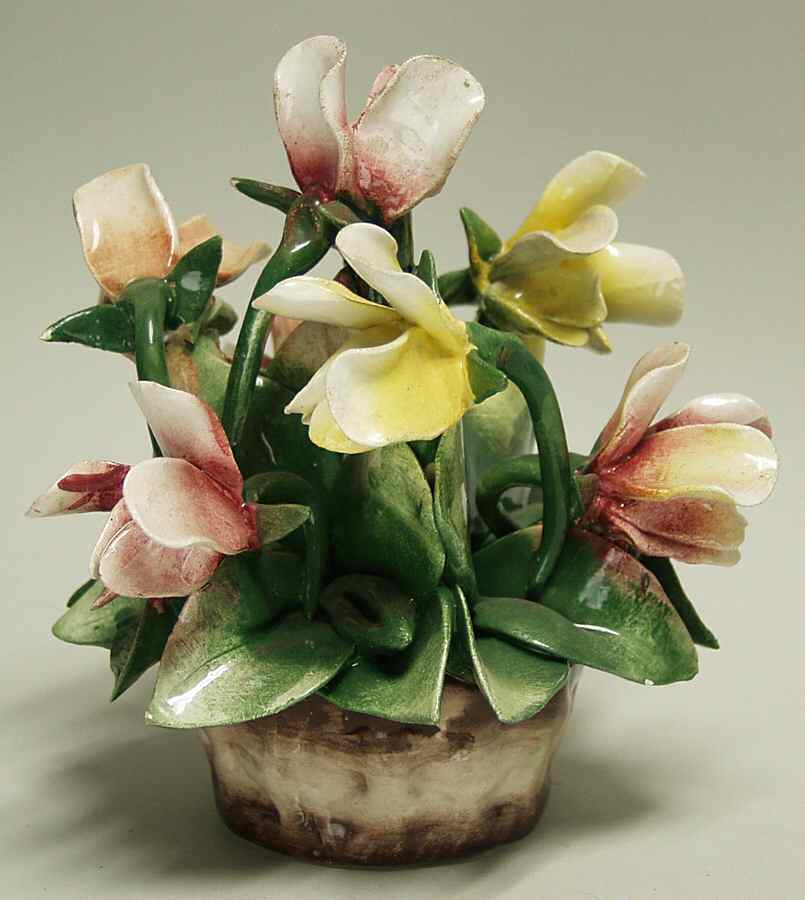 Capodimonte Giftware Floral Pot - No Box by Capodimonte-1
