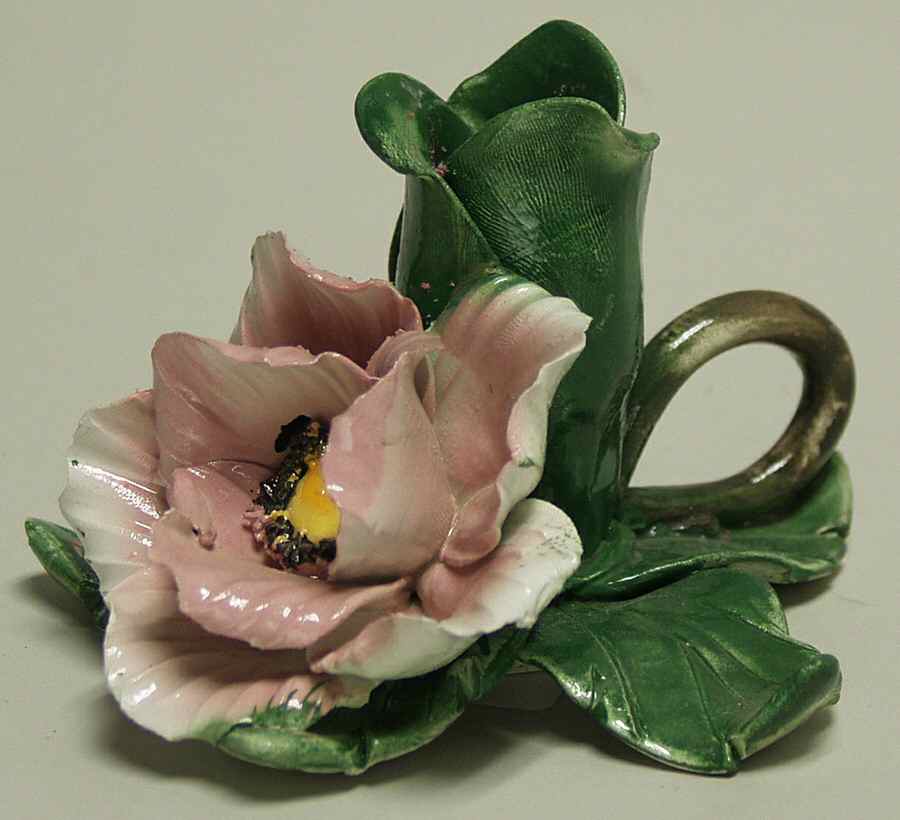 Capodimonte Giftware Flower Candleholder - No Box by Capodimonte-1