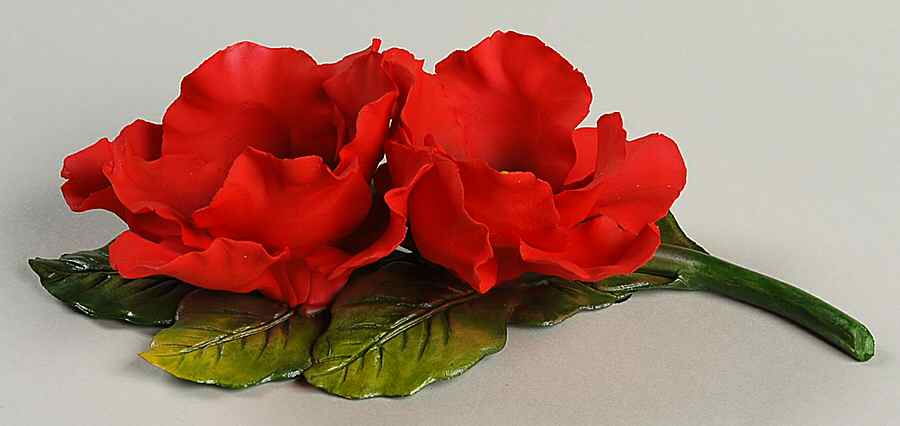 Capodimonte Giftware Red Roses - No Box by Capodimonte-1