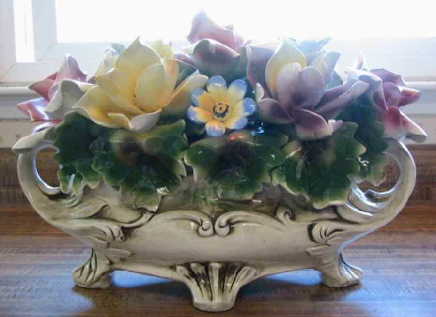 Capodimonte Giftware Floral Bowl Centerpiece - No Box by Capodimonte-1