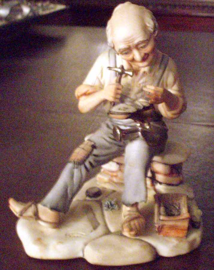 Capodimonte Giftware Cobbler Shoemaker - No Box by Capodimonte-1