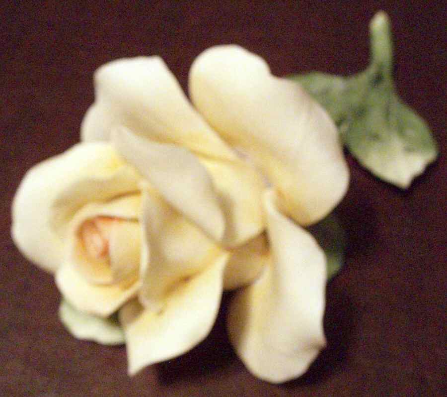 Capodimonte Giftware Yellow Rose - No Box by Capodimonte-1