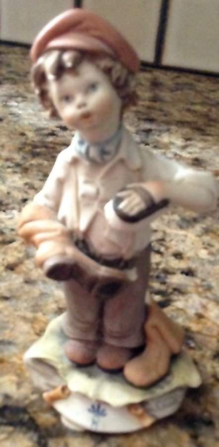 Capodimonte Giftware Boot Shine Boy - No Box by Capodimonte-1