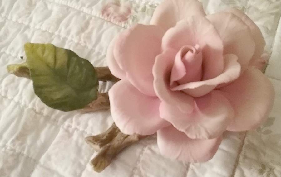 Capodimonte Giftware Pink Rose - No Box by Capodimonte-1