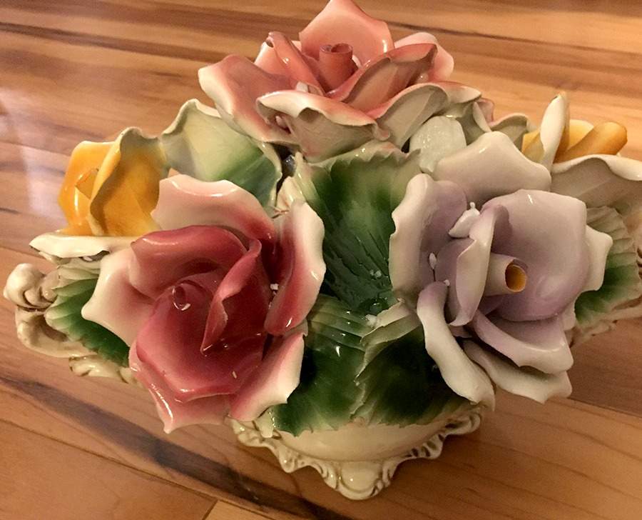 Capodimonte Giftware Rose Bowl - No Box by Capodimonte-1