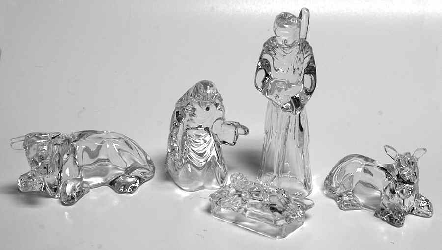 Nativity 5 Piece Nativity Set - With Box by Cristal D'Arques - Durand-1