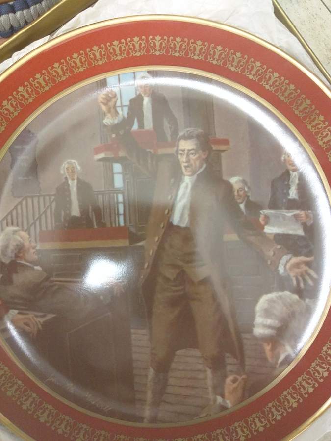 Castleton Collector Plates Patrick Henry - No Box by Castleton (USA)-1
