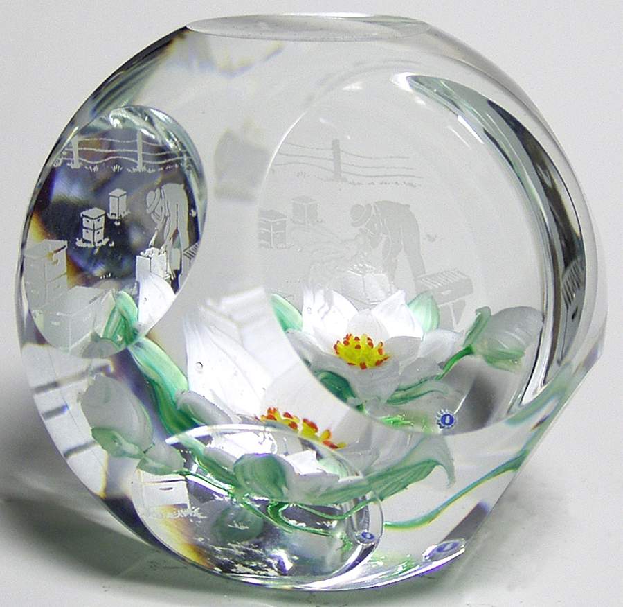 Whitefriars Paperweights Bee Keeping - Boxed by Caithness-1
