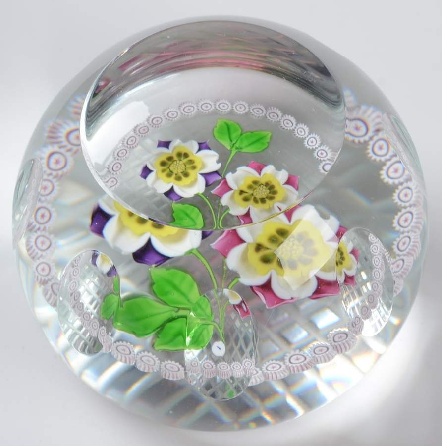 Whitefriars Paperweights Aquilegia - No Box by Caithness-1