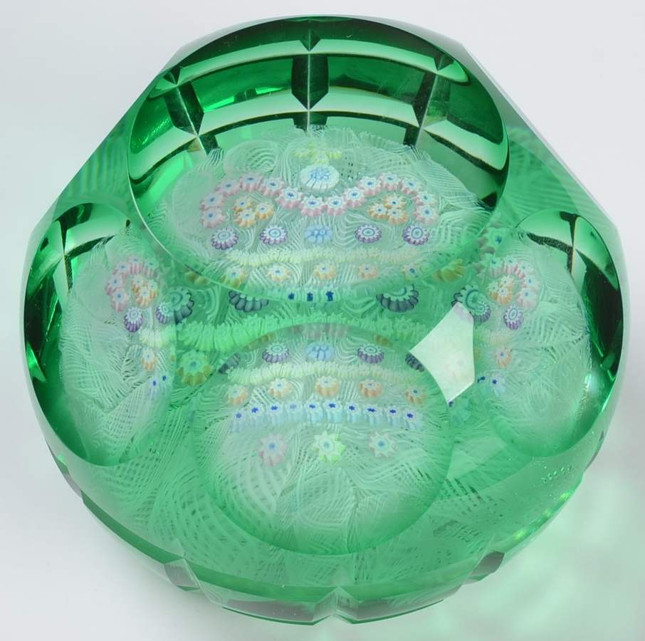 Whitefriars Paperweights Elizabeth Ii 70th Birthday-Millefiori Cr - No Box by Caithness-1