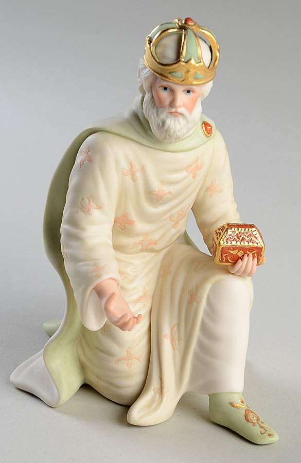 The First Christmas Nativity Melchior-Color - Boxed by Cybis-1