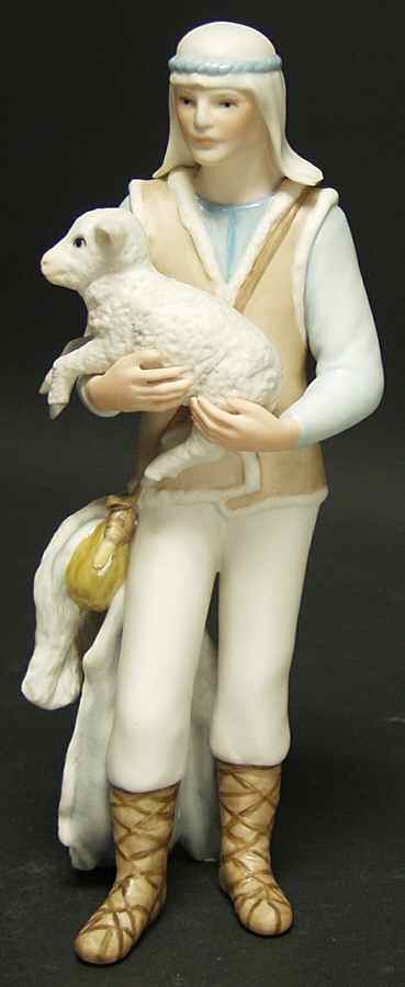 The First Christmas Nativity Young Shepherd-Color - Boxed by Cybis-1