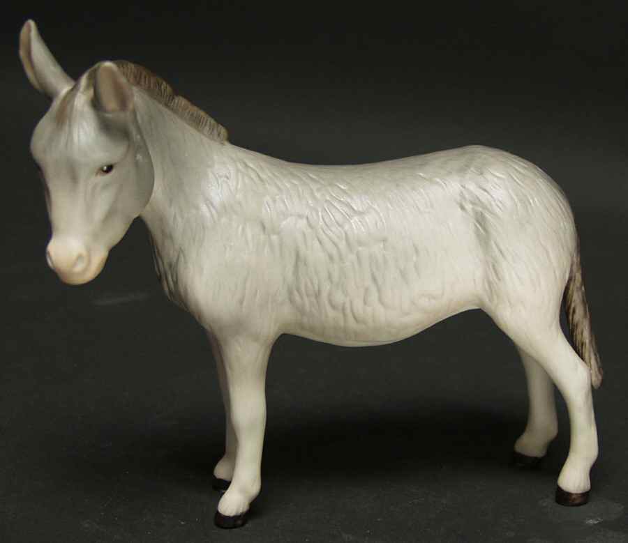 The First Christmas Nativity Donkey-Color - Boxed by Cybis-1