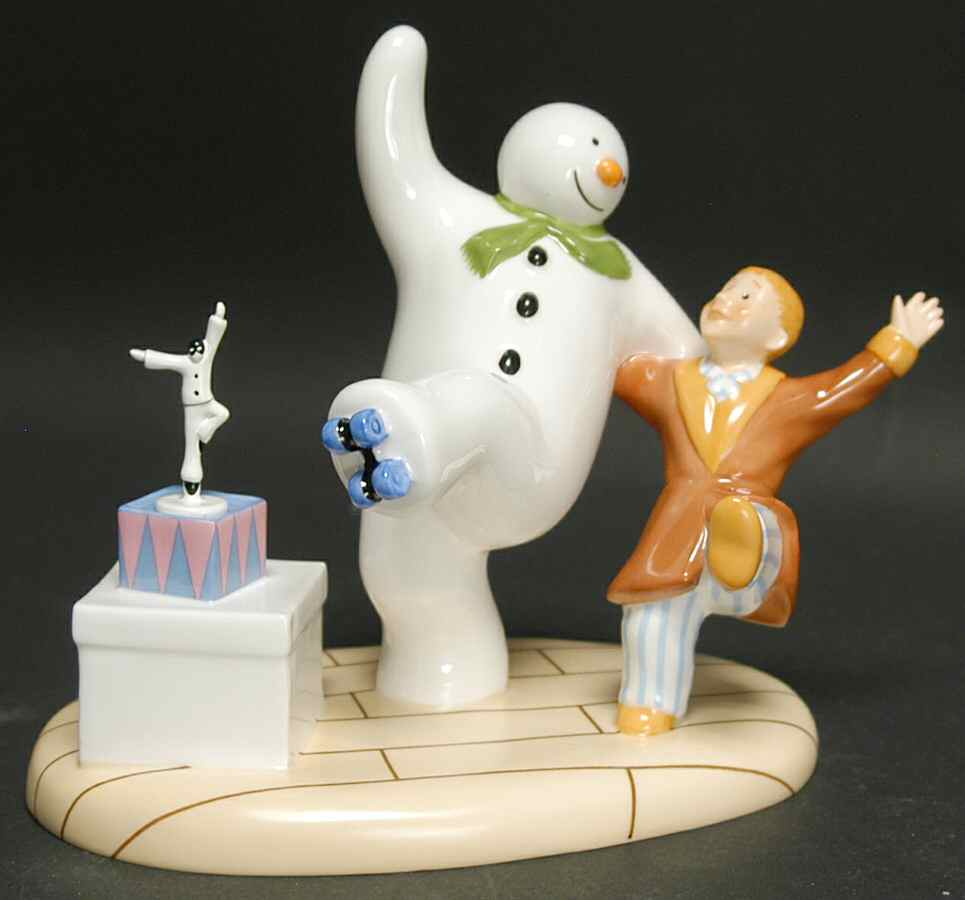 Snowman Treading The Boards - No Box 42 by Coalport-1